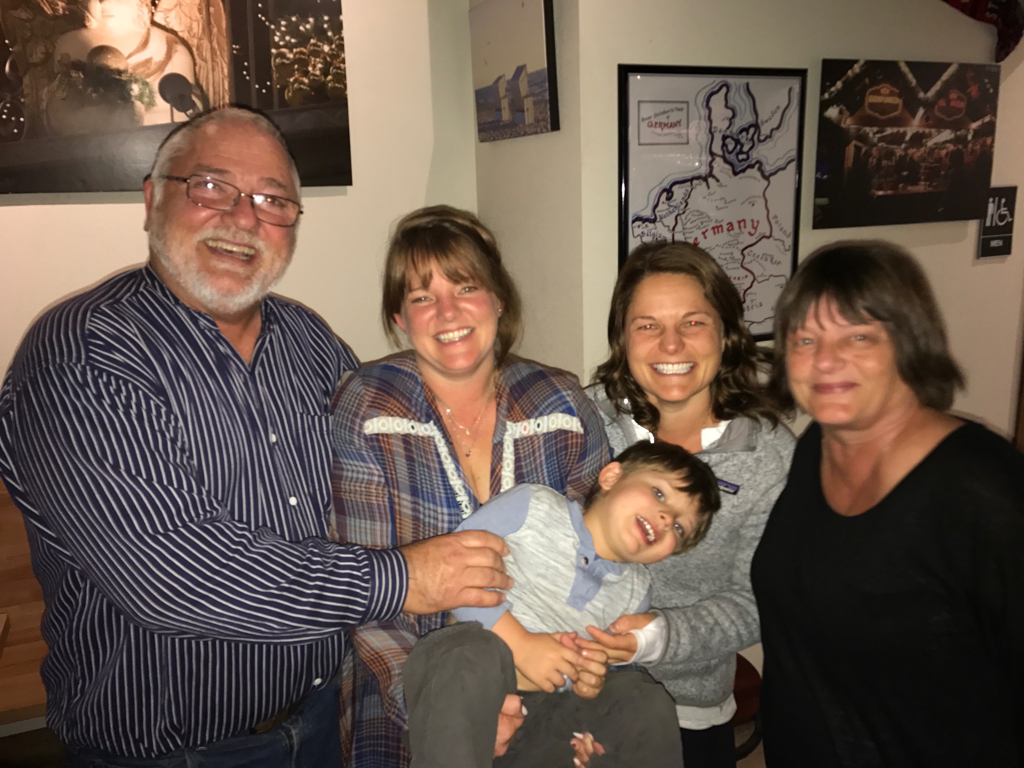 Beda and Helga and family