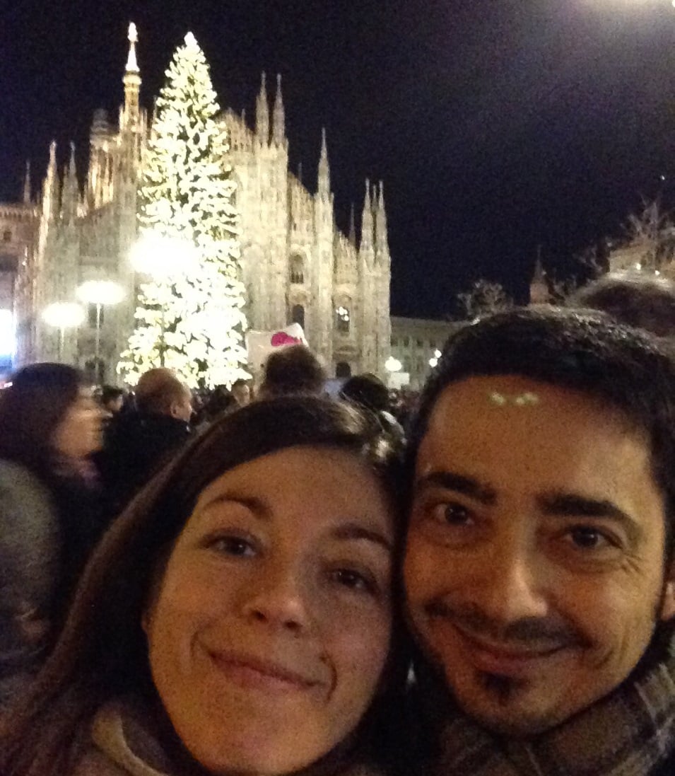 Laura and Gennaro in Milan photo