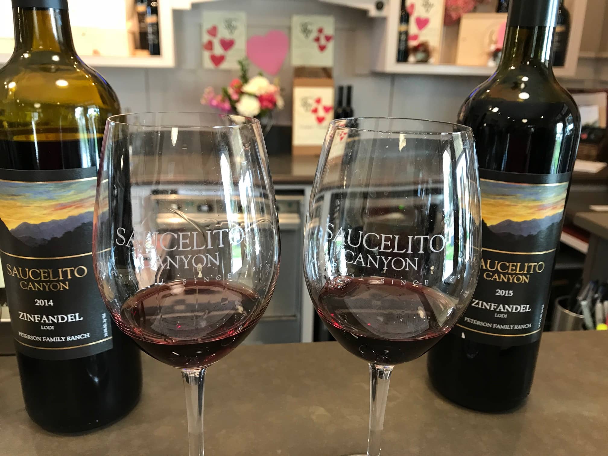 Saucelito Canyon wine glasses image