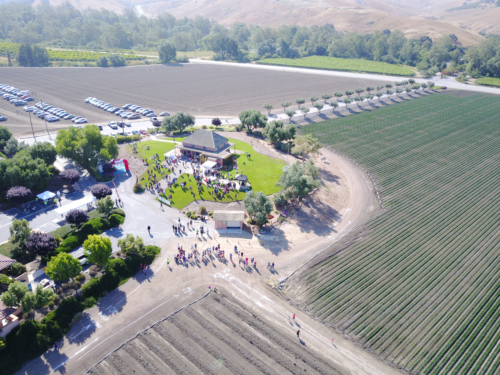 Talley Vineyards aerial photo