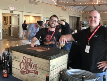 Nate Adamski, See Canyon Hard Cider, Flavor Team member Andrew photo