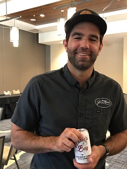 Connor Meznarich, Jean Marie Cidery, canned cider photo